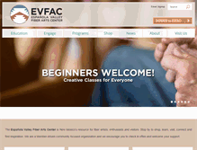 Tablet Screenshot of evfac.org